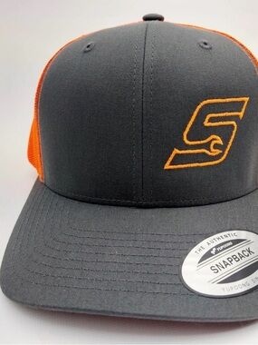 Richardson 112 Trucker Cap Hat Mesh Snapback Snap-On Embroidered Fluorescent